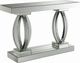 Coaster® Amalia Clear Mirror Rectangular Sofa Table with Shelf-0