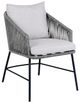 Armen Living Koala and Calica 5-Piece Dark Eucalyptus/Grey Outdoor Dining Set-2