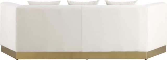 Meridian Furniture Marquis Cream Velvet Sofa-3