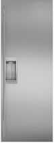 Sub-Zero® 48" Stainless Steel Side-by-Side Refrigerator Door Panel Kit with Tubular Handle-0
