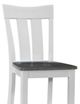 John Thomas Furniture® Cosmopolitan Ava Heather Gray/White 24'' Counter Stool-1