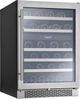 LuxeAir 5.2 Cu. Ft. Stainless Steel Dual Zone Wine Cooler-1