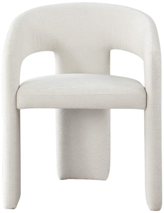 Meridian Furniture Rendition Cream Upholstered Dining Chair-1