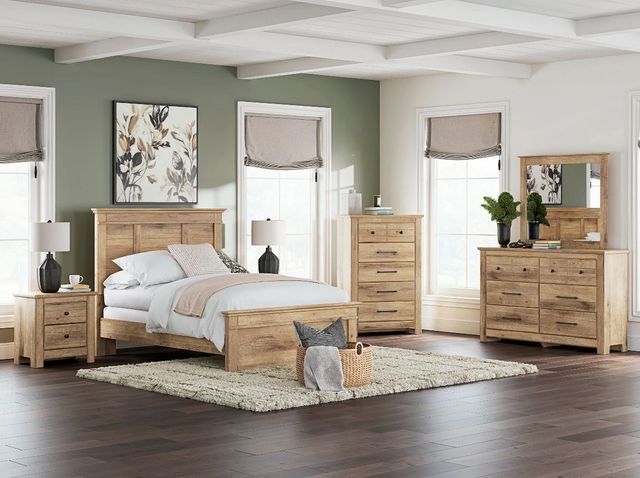 Signature Design by Ashley® Makidern 2-Piece Tan Full Panel Bedroom Set-1