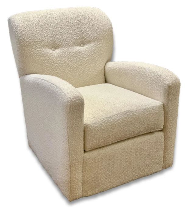 Intermountain Furniture Customizable Elias Swivel Accent Chair-0