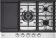 LG 30" Stainless Steel Gas Cooktop with UltraHeat™ Dual Burner and LED Knobs-3