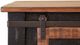 International Furniture Direct Pueblo Brown/Weathered Black 70" TV Stand-2