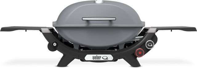 Weber® Q 2800N+ 2-Burner Smokey Gray Tabletop Liquid Propane Grill-0