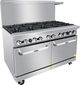 Atosa® CookRite 60'' Stainless Steel Commercial Freestanding Gas Range-2