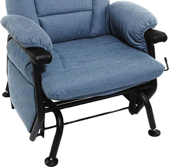 PEL International AGE 76 Series Blue Manual Recliner-1