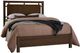 Vaughan-Bassett Lodge & Loft Dark Oak King Floating Panel Bed-0