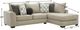 Albany Industries 2-Piece Glenrock Beige Right-Arm Facing Sectional-1