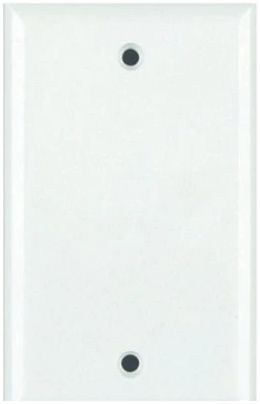 DataComm White Electronics Standard Blank Wall Plate-0