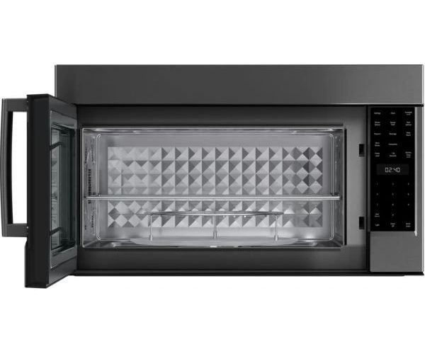 Bosch® 800 Series 1.8 Cu. Ft. Black Stainless Steel Over The Range Microwave-1