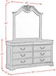 Elements International Northridge 3-Piece Cherry King Bedroom Set-5