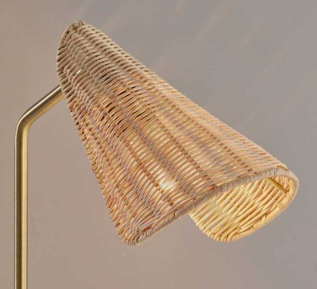 Adesso® Cove Antique Brass Desk Lamp-1