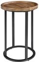 Olliix by Martha Stewart Reclaimed Oak/Iron Irisa Round Accent Table-0