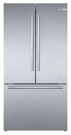 Bosch 800 Series 21.0 Cu. Ft. Stainless Steel Built In Counter Depth French Door Refrigerator