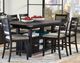 Jofran Inc. Altamonte Dark Charcoal/Gray Upholstered Counter Stool-1
