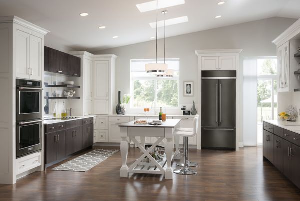 black stainless steel french door refrigerator