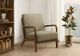 Monarch Specialties Inc. Light Brown/Walnut 34" Accent Chair-1