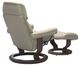 Stressless® by Ekornes® Customizable Ruby Small Classic Base Recliner and Ottoman-3