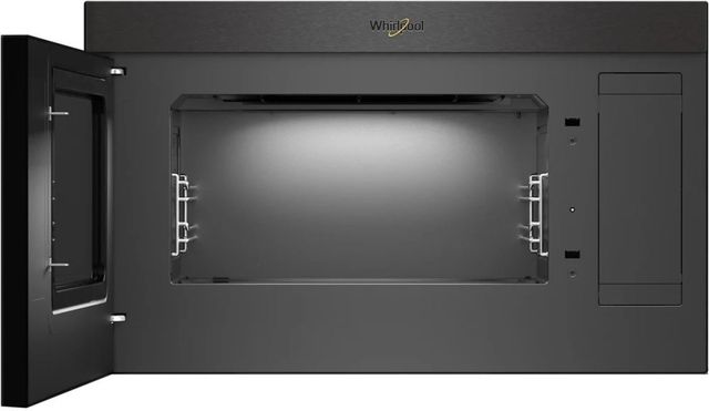 Whirlpool® 1.1 Cu. Ft. Black Stainless Steel Over The Range Microwave-3