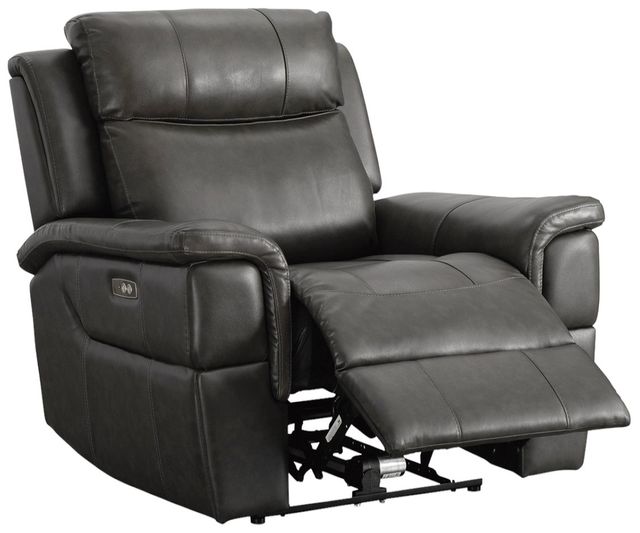 Signature Design by Ashley® Dendron Charcoal Power Recliner-1