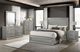Furniture of America® Cassiopeia Metallic Gray 64" Queen Panel Bed-3