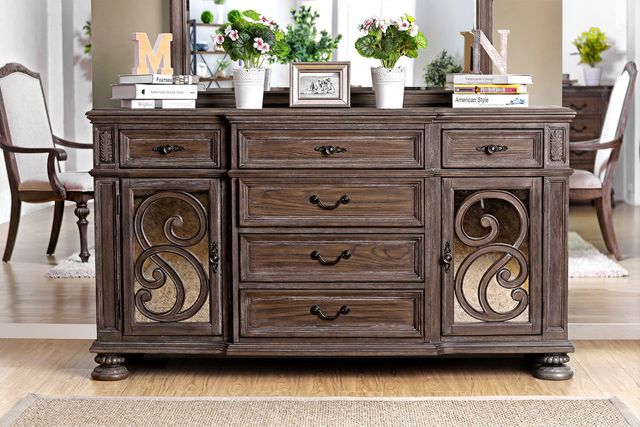 Furniture of America® Arcadia Rustic Natural Server-1