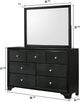 Crown Mark Micah Black Dresser-2