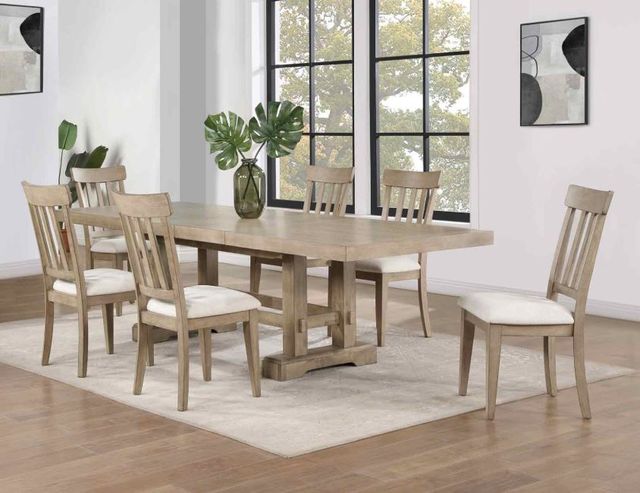 Steve Silver Co. Napa Weathered Sand Dining Table-1