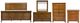 Liberty Furniture Grandpas Cabin 5-Piece Aged Oak California King Sleigh Bedroom Set-0