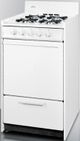 Summit® 20" White Freestanding Propane Gas Range-2