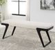 Uttermost® Hover Black/White Modern Bench-1