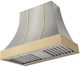 AGA Cascade 36" Stainless Steel Wall Mounted Range Hood  with Brushed Brass Trim-0
