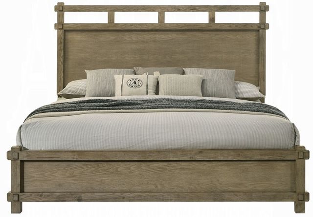 ACME Furniture Colton Antique White Oak Queen Panel Bed-1