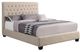 Coaster® Chloe Oatmeal Queen Upholstered Bed-0