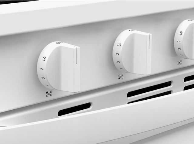 Whirlpool® 30" White Freestanding Gas Range-2