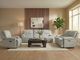 Steve Silver Co. Olsen 3-Piece Silver Dual-Power Reclining Set-1
