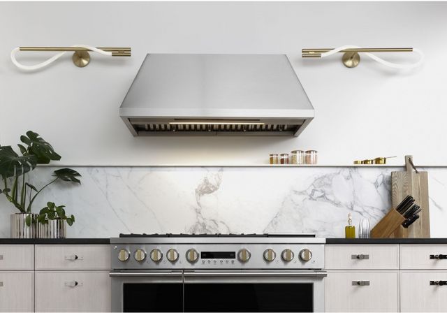Monogram® Statement Collection 48" Stainless Steel Wall Mounted Range Hood-9