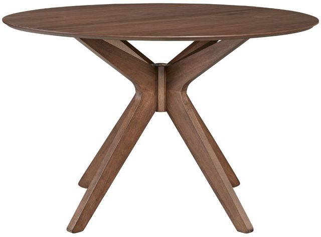 Liberty Furniture Space Savers 5-Piece Blue Jean Denim/Satin Walnut Round Dining Set-2