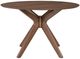 Liberty Furniture Space Savers 5-Piece Blue Jean Denim/Satin Walnut Round Dining Set-2