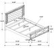 Coaster® Gunnison 4-Piece Silver Metallic Queen Bedroom Set-2