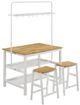 Coaster® Edgeworth 3-Piece White Counter Height Table Set-0
