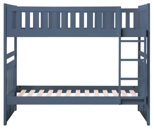 Homelegance® Nora Blue Full/Full Bunk Bed-3