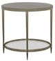 Fairfield® Libby Langdon Smoke End Table with Champagne Base-2