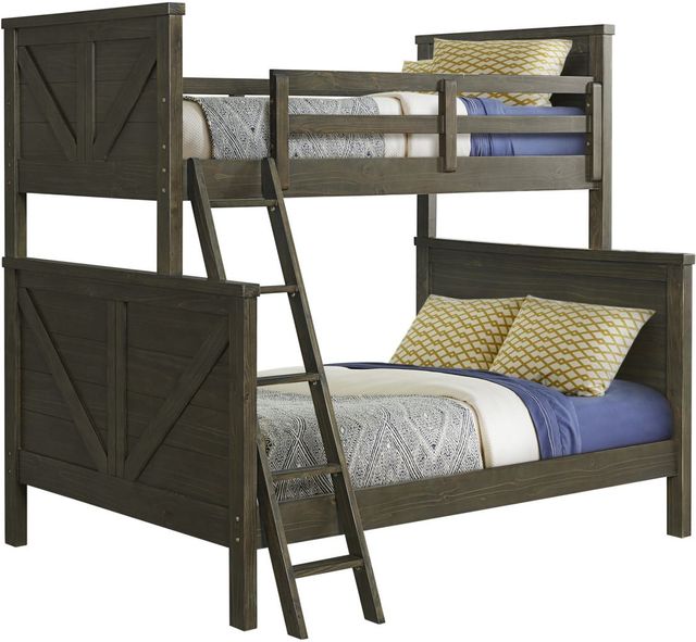 Intercon Tahoe River Rock Youth Twin/Full Bunk Bed-0