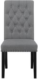 Coaster® Alana 2-Piece Grey Upholstered Tufted Side Chairs-1