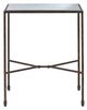 Currey & Company Rodan Antique Mirror Top Accent Table with Cupertino Base-0